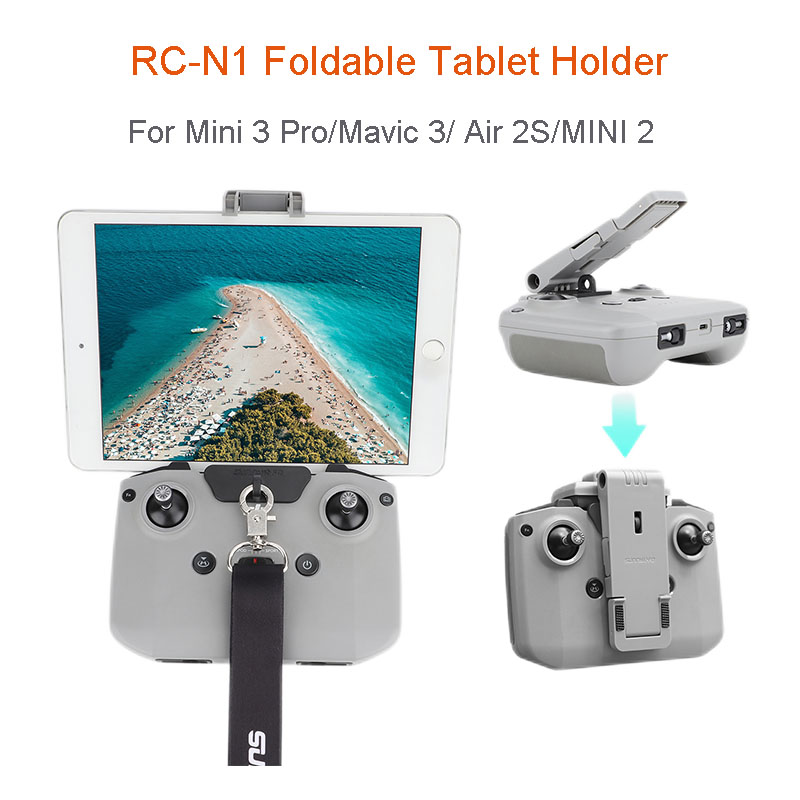 Drone Tablet Mount - حامل بدون تفكيك قابل للطي ،