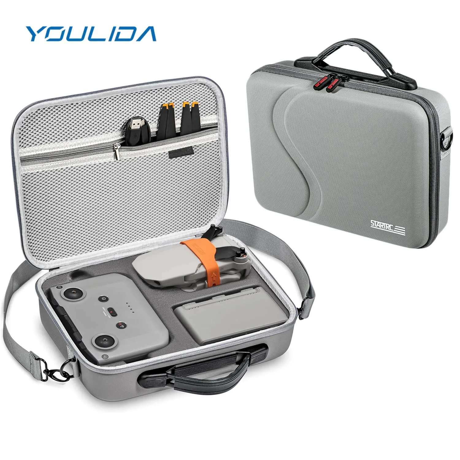 Drone Carrying Case - حقيبة كتف صغيرة 2 PU حقيبة