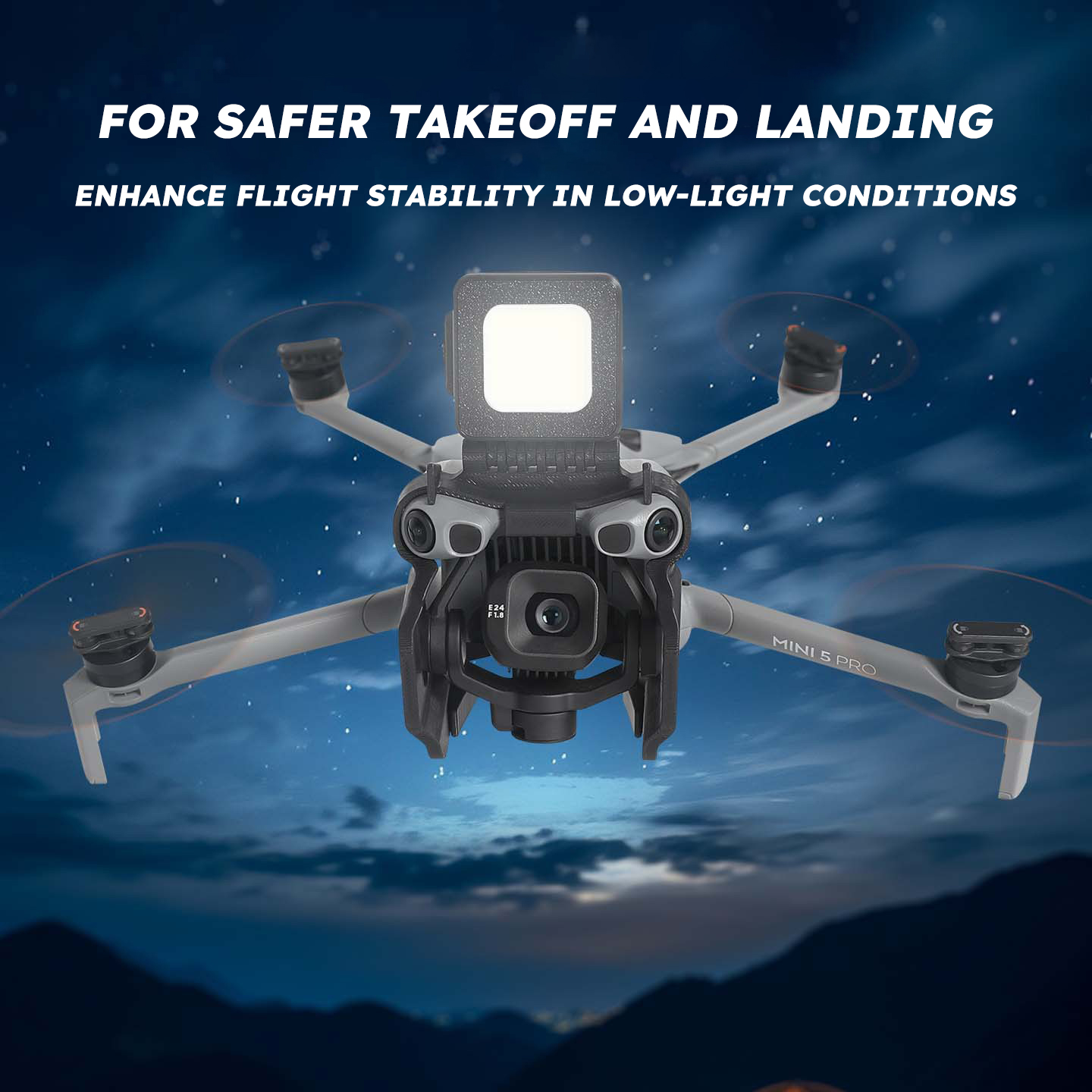 Drone Propeller Holder - ضوء طيران ليلي لطائرات DJI Mini