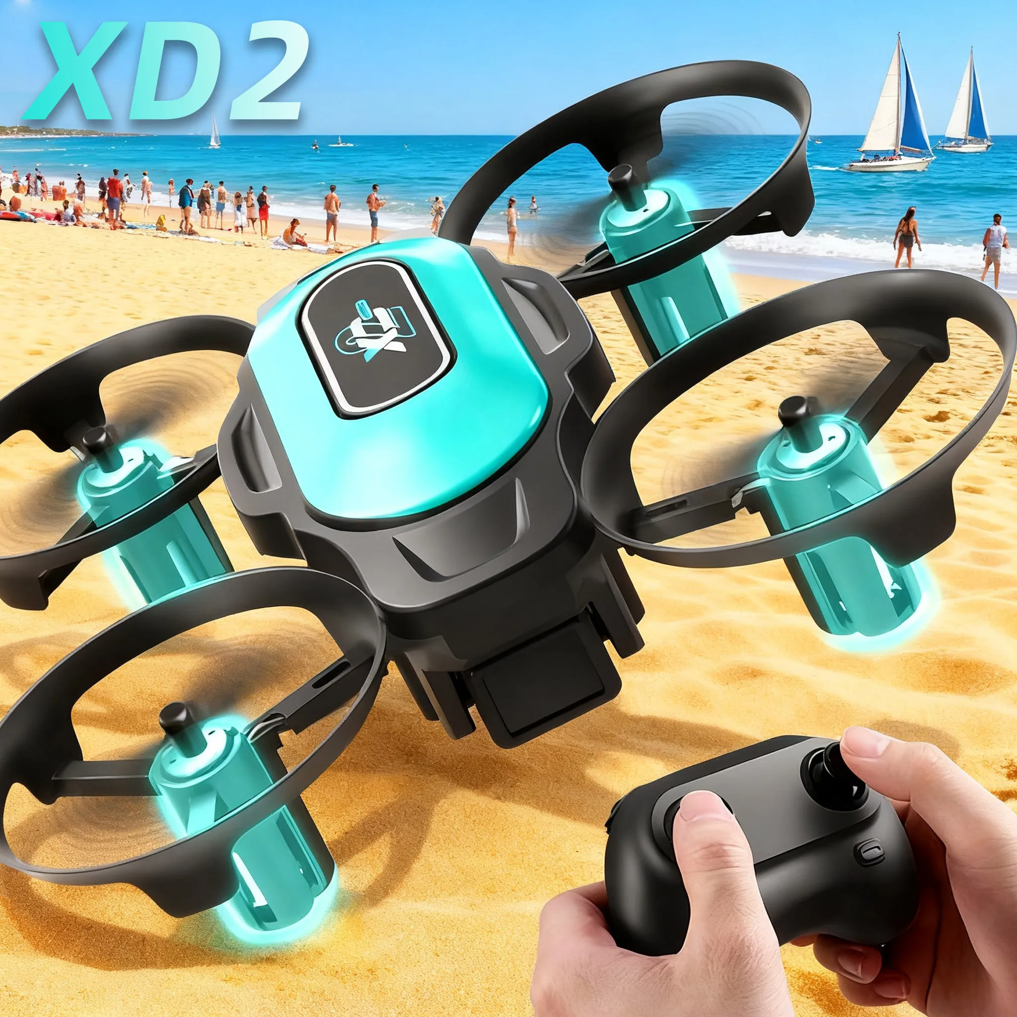Drone Controller Screen - طائرة بدون طيار صغيرة XD2، 360