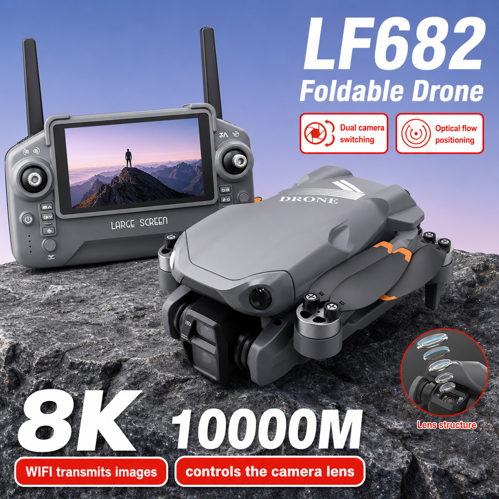 Drone Controller Screen - طائرة بدون طيار LF682 للتصوير الجوي