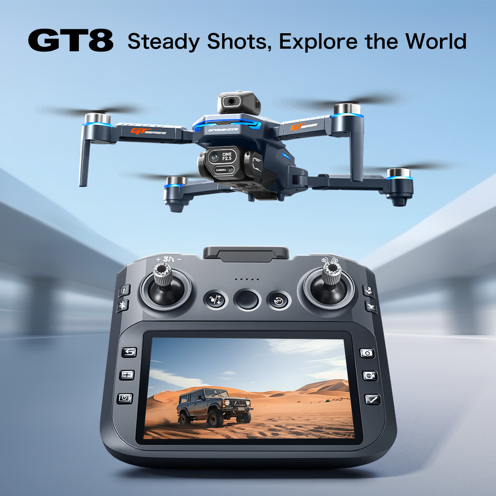 Drone Controller Screen - طائرة بدون طيار GT8 لتجنب العوائق