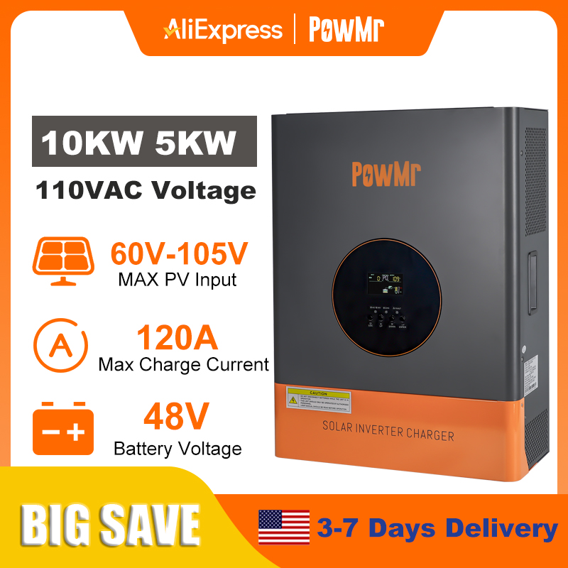 Drone Solar Charger - محول طاقة PowMr بقدرة 10 كيلو