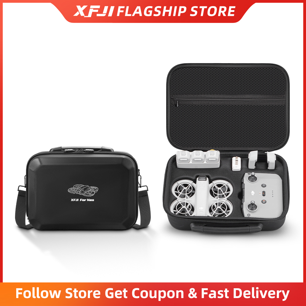 Drone Hard Shell Case - حقيبة حمل XFJI متوافقة مع DJI