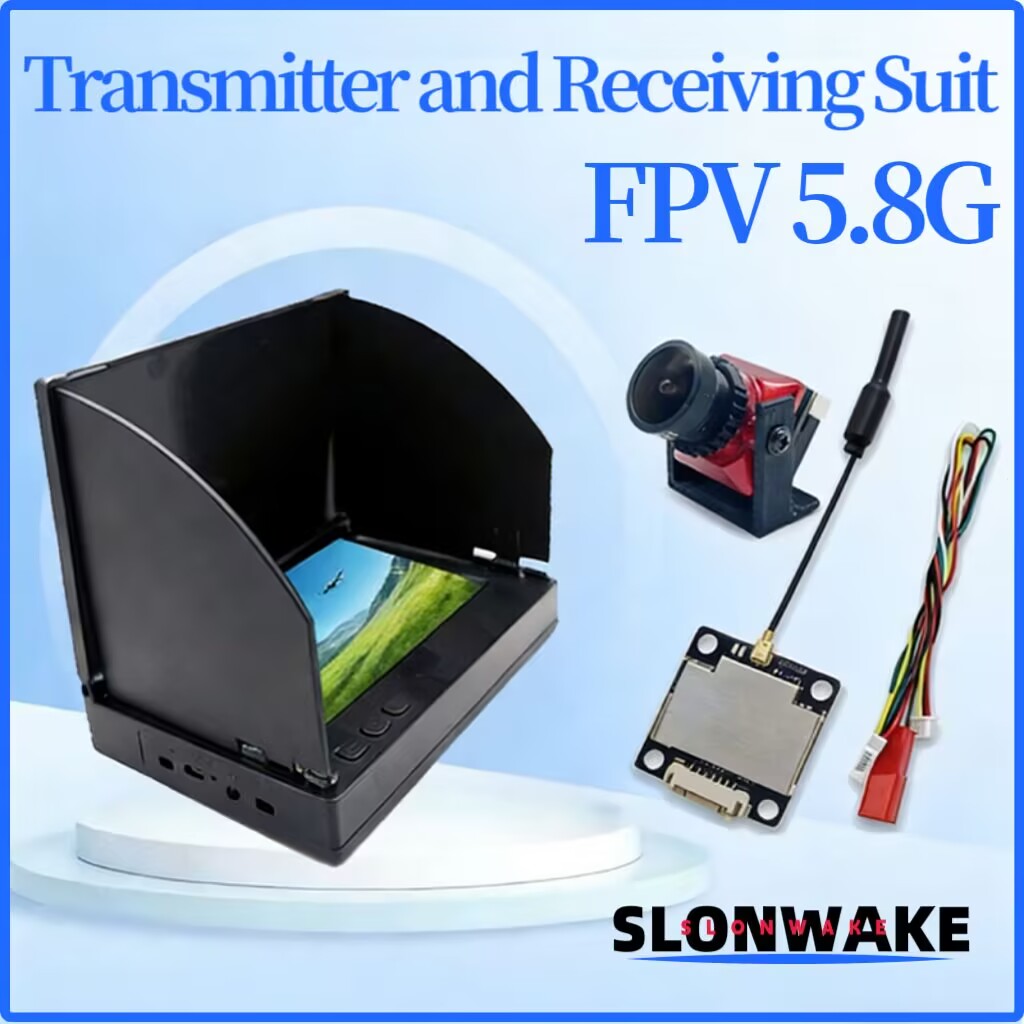 طقم SLONWAKE FPV مع جهاز إرسال - مراجعة Drone Controller Screen وسعره