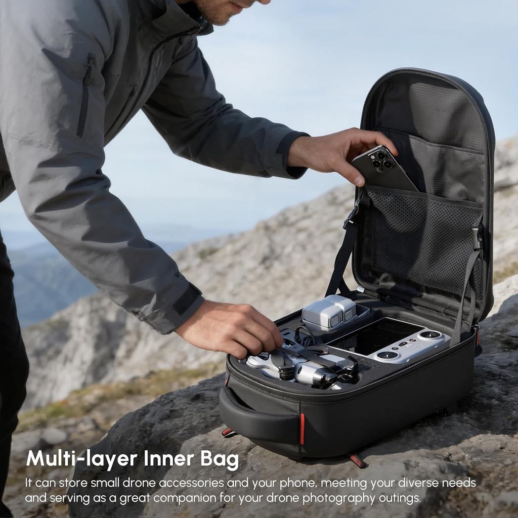 حقيبة ظهر صلبة مقاومة للماء لـ - مراجعة Drone Backpack وسعره