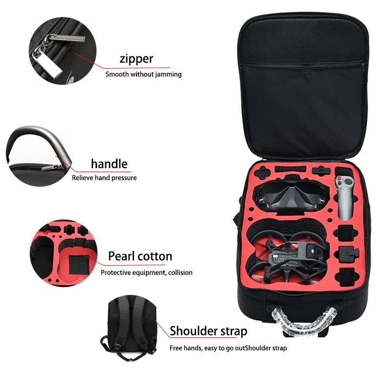 حقيبة ظهر محمولة من النايلون ح - مراجعة Drone Backpack وسعره