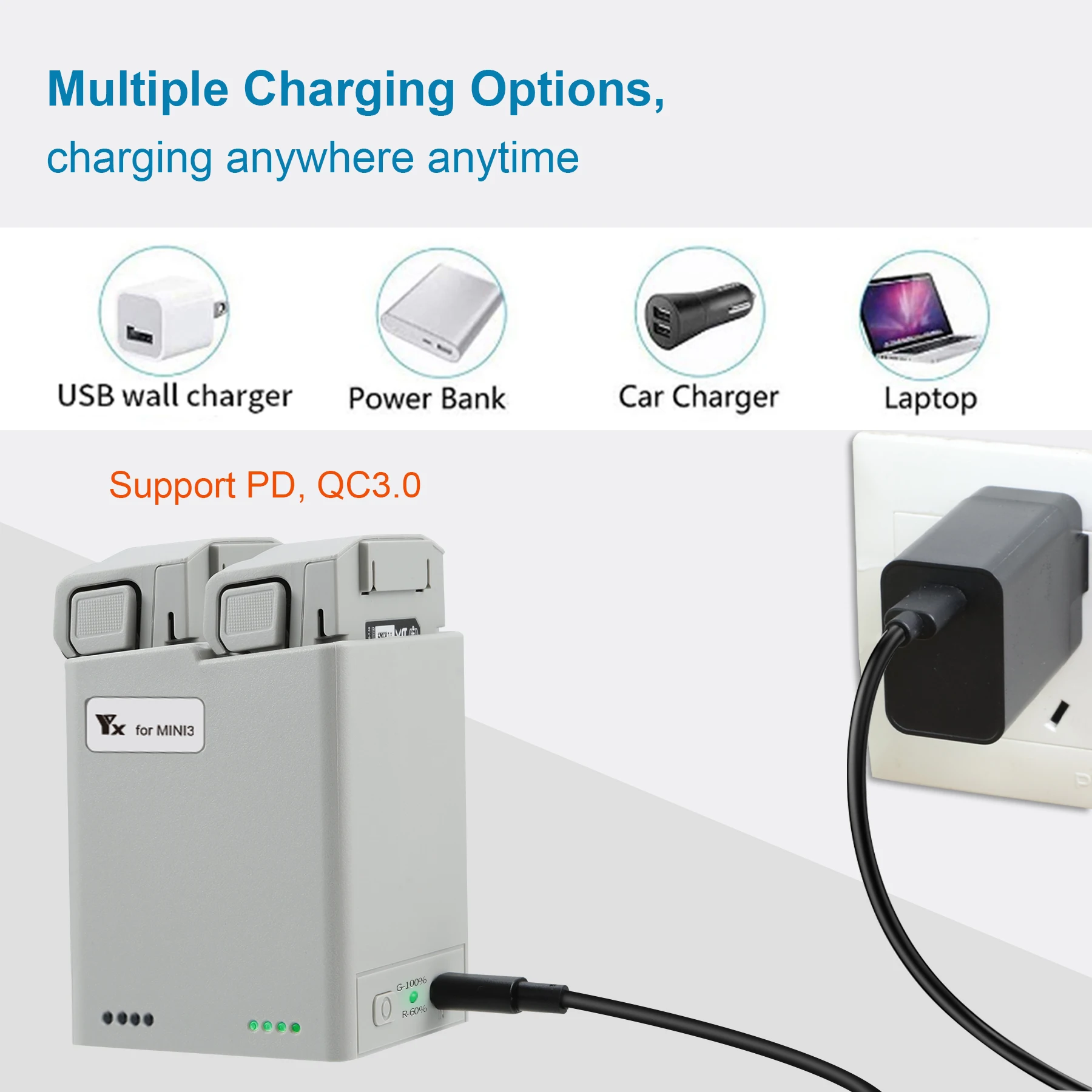 محور شاحن لبطارية الطائرات بدو - مراجعة Drone Charging Hub وسعره