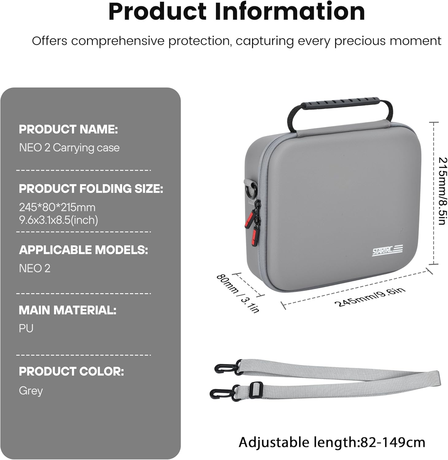 STARTRC Neo 2 حقيبة كتف محمولة - مراجعة Drone Carrying Case وسعره