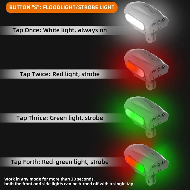 مجموعة واحدة من أضواء البحث وا - مراجعة Drone Strobe Light وسعره