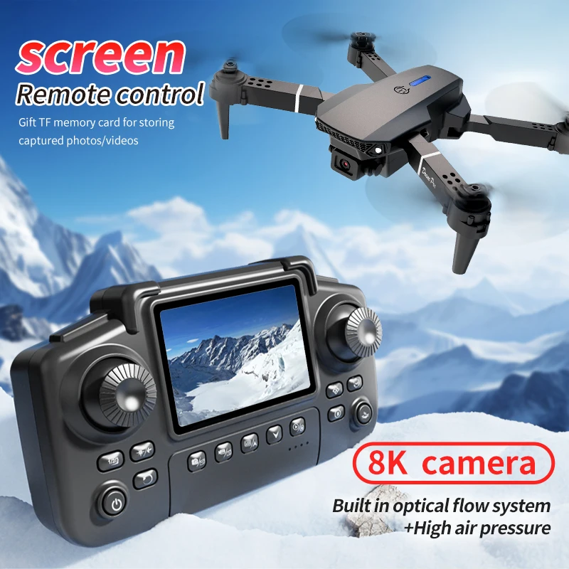 طائرة بدون طيار احترافية E88 P - مراجعة Drone Controller Screen وسعره
