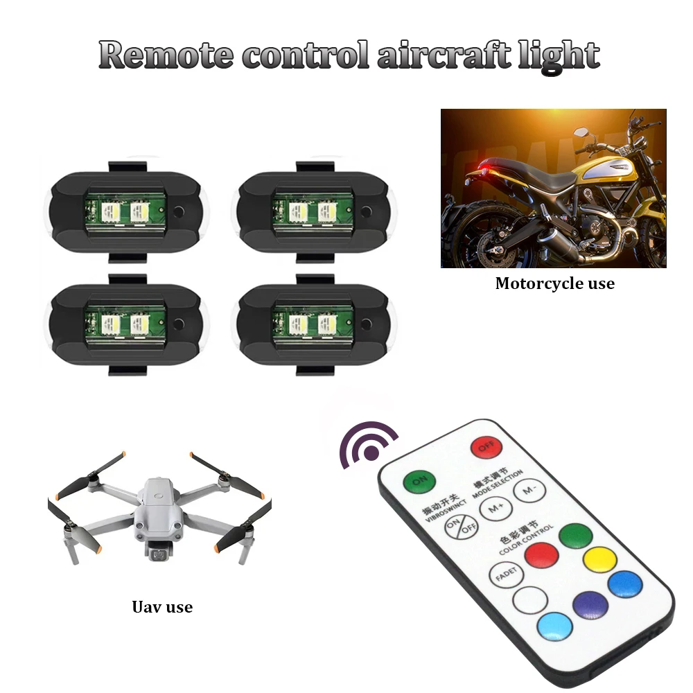 ضوء مضاد للتصادم ، مصباح ليد ع - مراجعة Drone Strobe Light وسعره