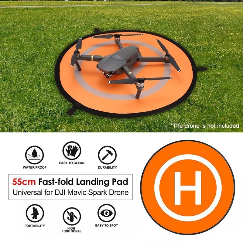 منصة هبوط قابلة للطي 55 سم للط - مراجعة Drone Landing Pad وسعره