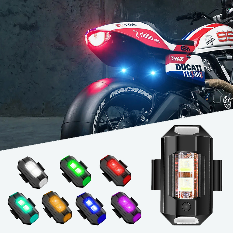 ضوء دراجة نارية، ضوء وامض للطا - مراجعة Drone Strobe Light وسعره