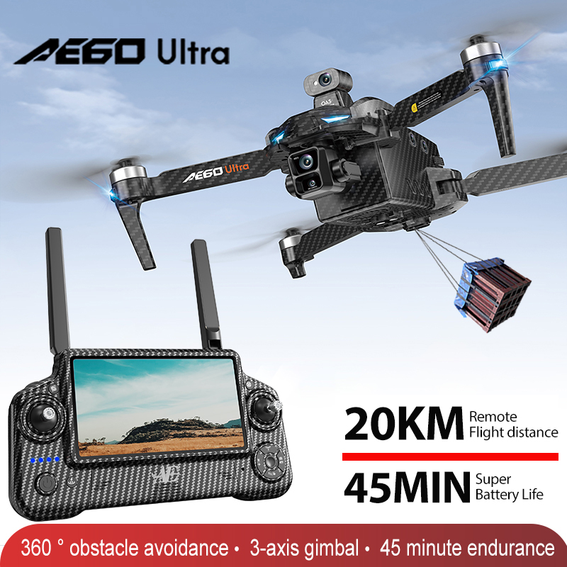 AE60 نظام تحديد المواقع بدون ط - مراجعة Drone Controller Screen وسعره