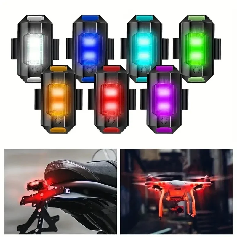 ضوء ستروب مضاد للتصادم للدراجة - مراجعة Drone Strobe Light وسعره