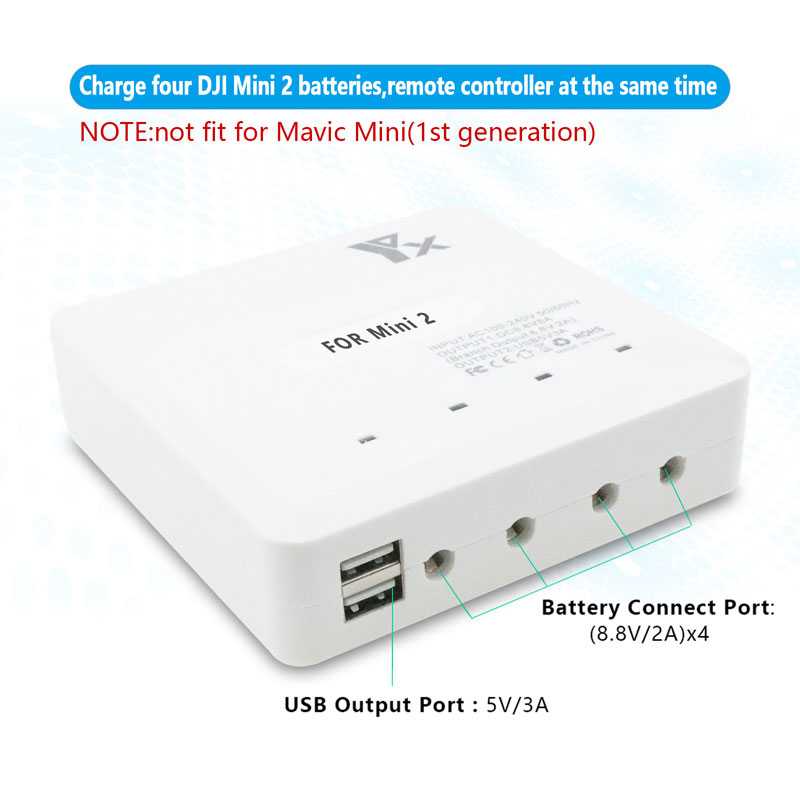 YX 6IN1 محور شاحن بطارية ذكي س - مراجعة Drone Charging Hub وسعره