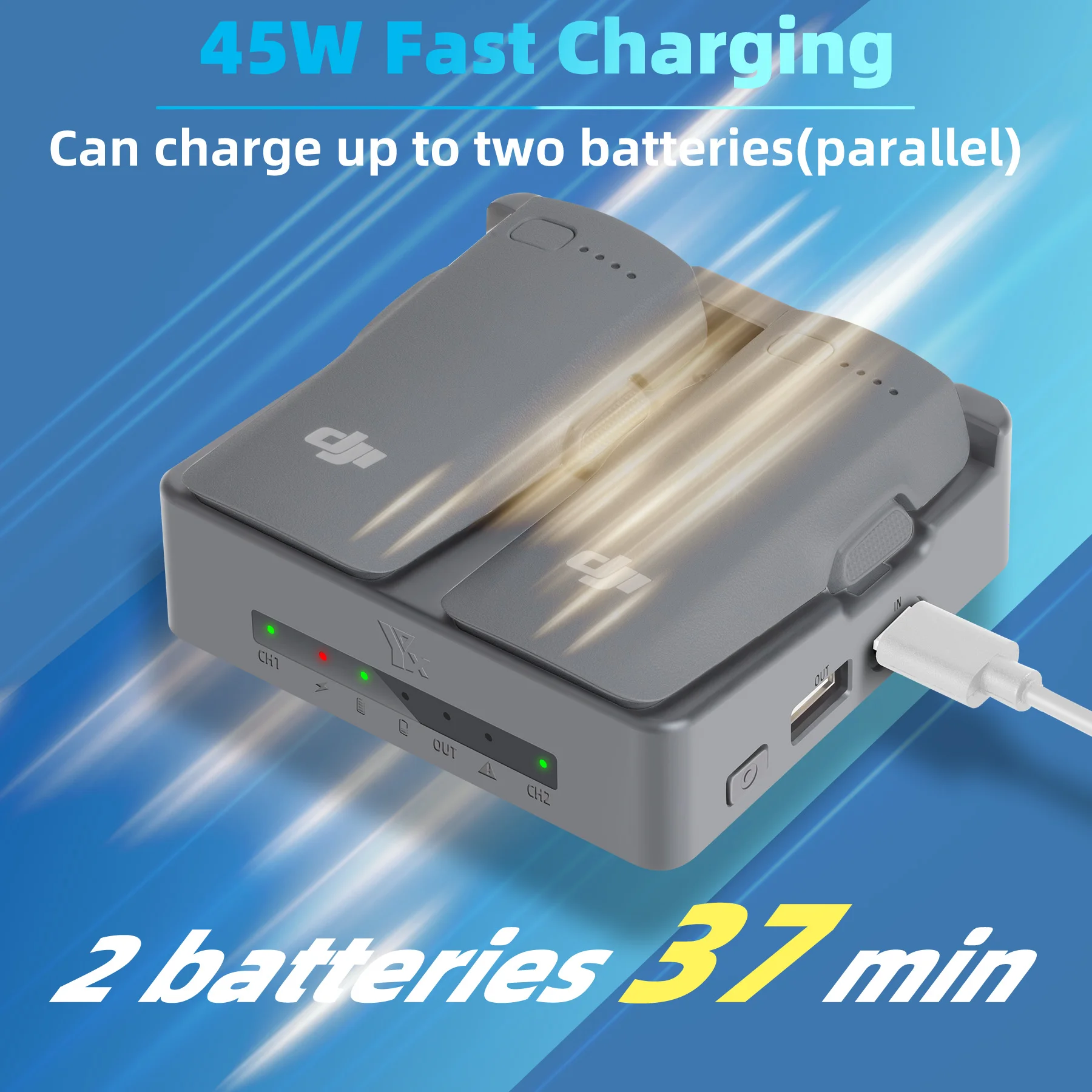 NEO 2 شحن سريع محور البطارية ش - مراجعة Drone Charging Hub وسعره