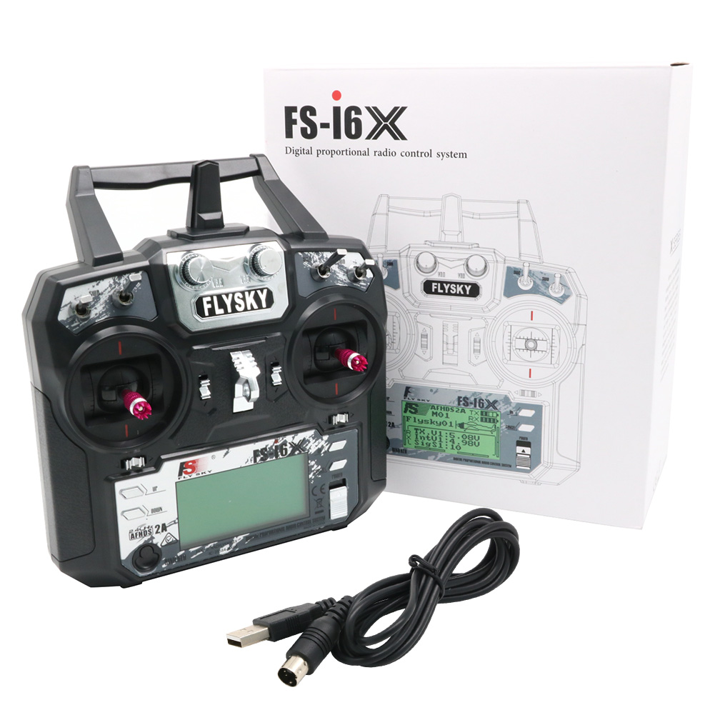 FLYSKY FS-i6X FS i6X 10CH 2.4  - مراجعة Drone Battery Adapter وسعره