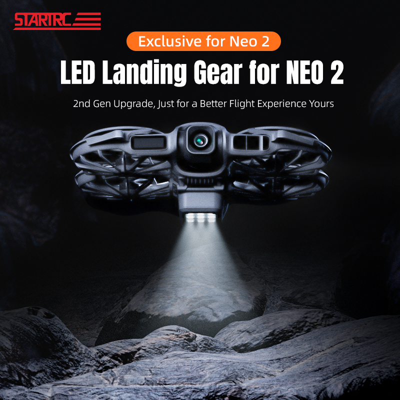 معدات الهبوط STARTRC LED لـ DJ - مراجعة Drone Beacon Light وسعره