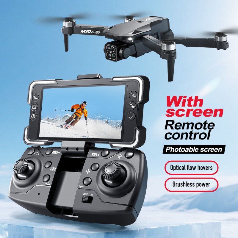 طائرة بدون طيار M10 مع كاميرا  - مراجعة Drone Controller Screen وسعره