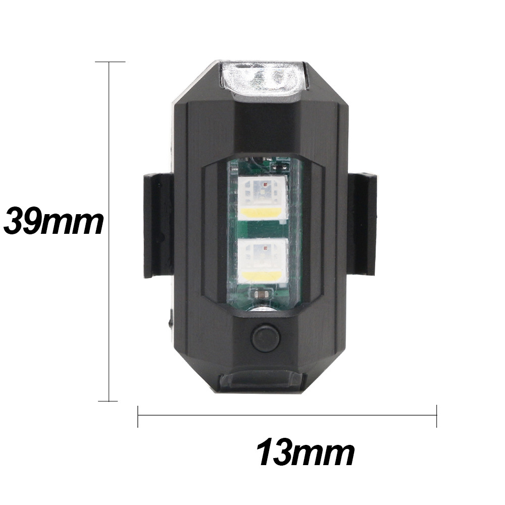 دراجة نارية LED RGB تحذير ضوء  - مراجعة Drone Strobe Light وسعره