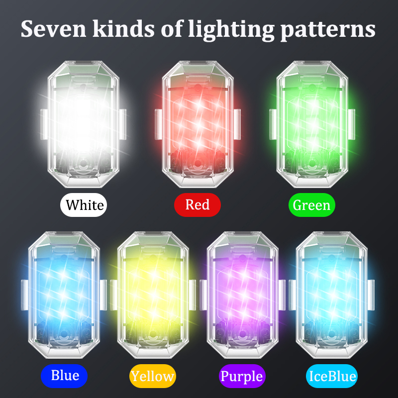 1/2/4 قطعة LED اللاسلكية الطائ - مراجعة Drone Beacon Light وسعره